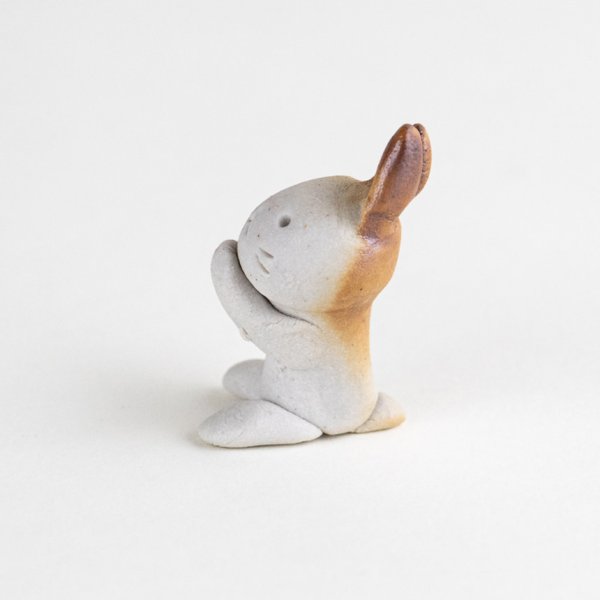 画像2: ミニ野うさぎ 置物 (2)