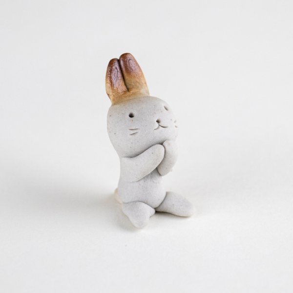 画像4: ミニ野うさぎ 置物 (4)