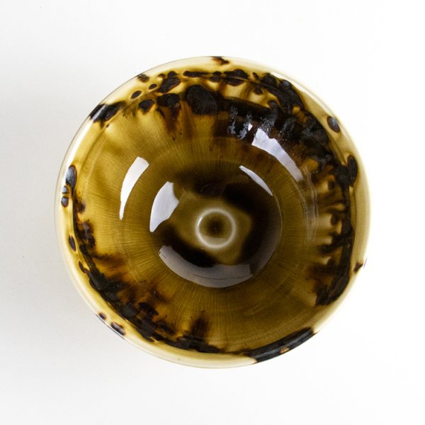 画像4: べっ甲銀砂　抹茶碗（木箱入） (4)