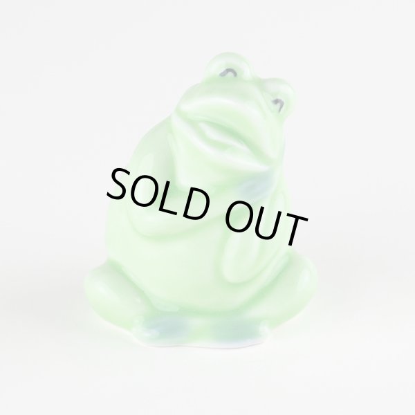 画像1: 座りカエル 置物 (1)