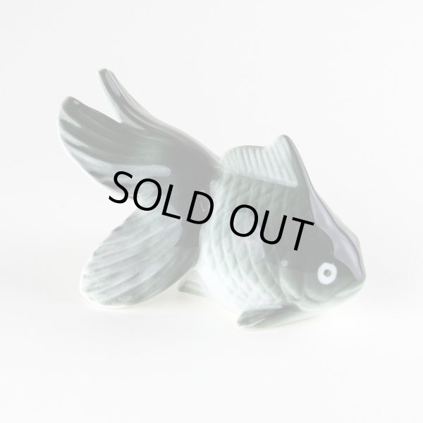 画像2: 姫金魚(青) 置物(大) (2)