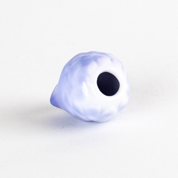 画像4: ミニふくろう（青）　置物 (4)