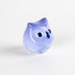 画像5: ミニふくろう（青）　置物 (5)