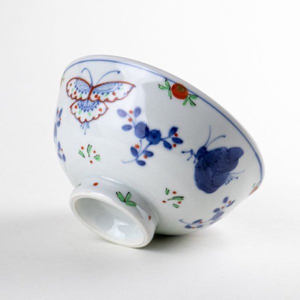 画像4: 天啓花蝶（大） 茶碗 (4)