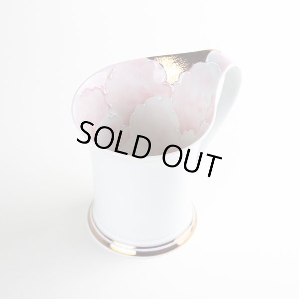 画像4: 【名入れ・名前入り】金濃ピンク牡丹 マグカップ (4)