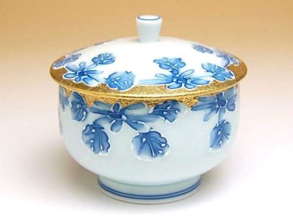 画像2: 金濃一珍菊(5客)汲出し揃(木箱入) (2)