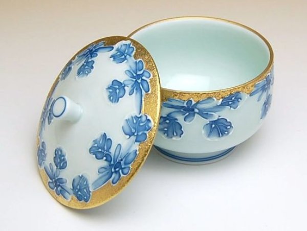 画像3: 金濃一珍菊(5客)汲出し揃(木箱入) (3)