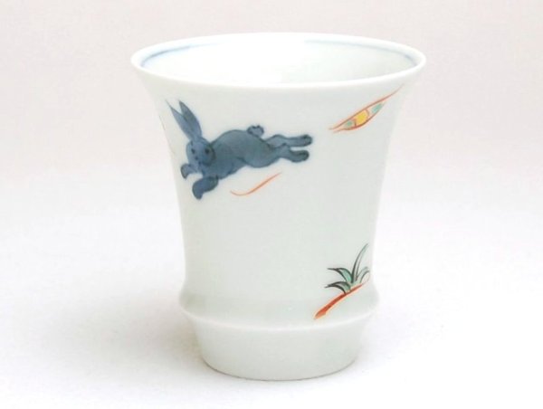 画像2: 月兎(反り型)日本酒グラス SAKE GLASS (2)