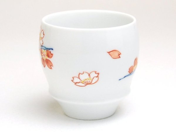 画像2: 染桜(丸型)日本酒グラス SAKE GLASS (2)