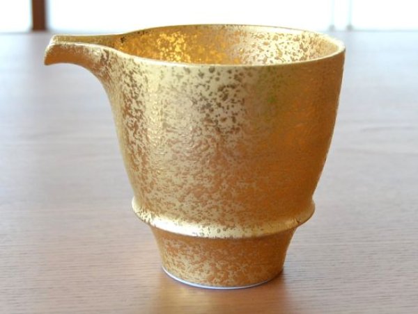 画像2: 金彩 半酒器セット(木箱入) (2)