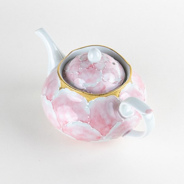 画像2: 外金ピンク牡丹　Uポット (2)