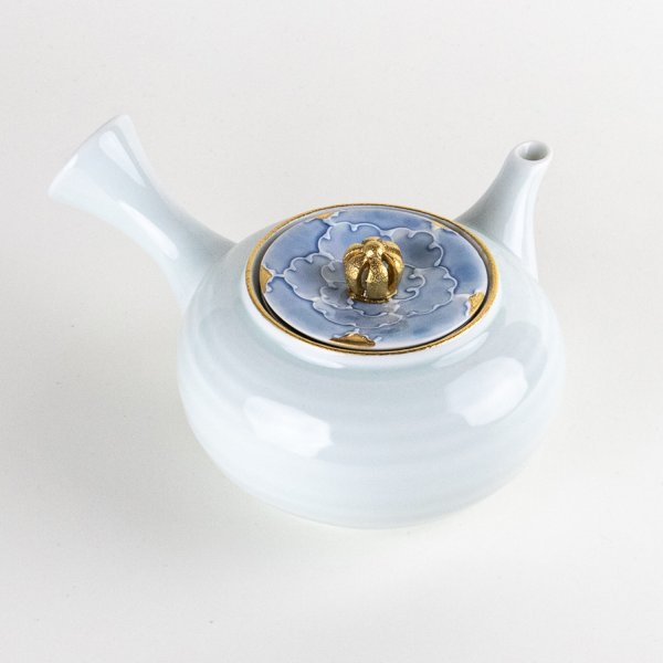 画像3: 金牡丹（青）　U急須 (3)