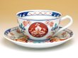 画像2: 古伊万里草花 コーヒー碗皿 (2)
