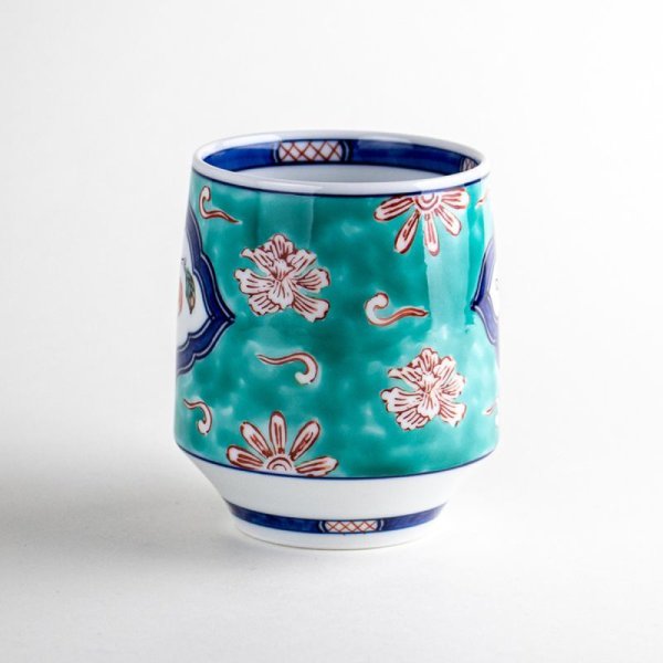 画像3: 濃唐花（緑） マグカップ (3)