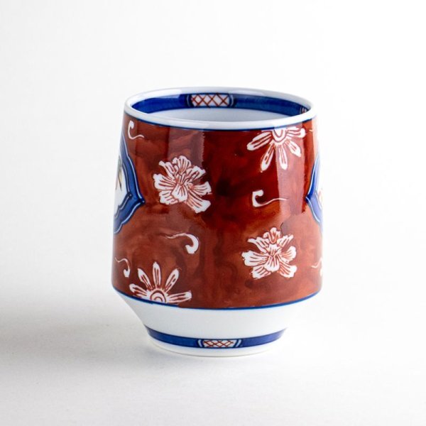 画像3: 濃唐花（赤） マグカップ (3)