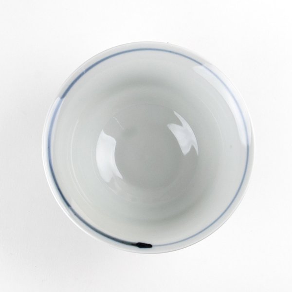 画像4: 染錦間取山水 茶碗 (4)