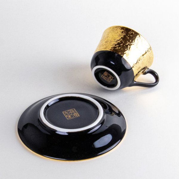 画像5: 富貴（金）　デミタス碗皿 (5)