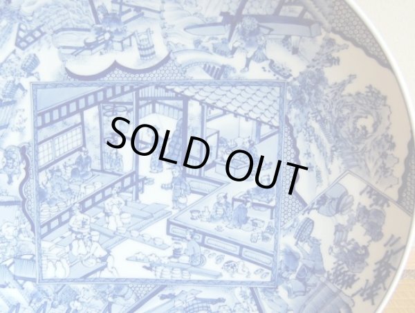 画像2: 職人図 尺5寸皿(45cm) (2)