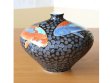 鉄釉鯉絵 小壷