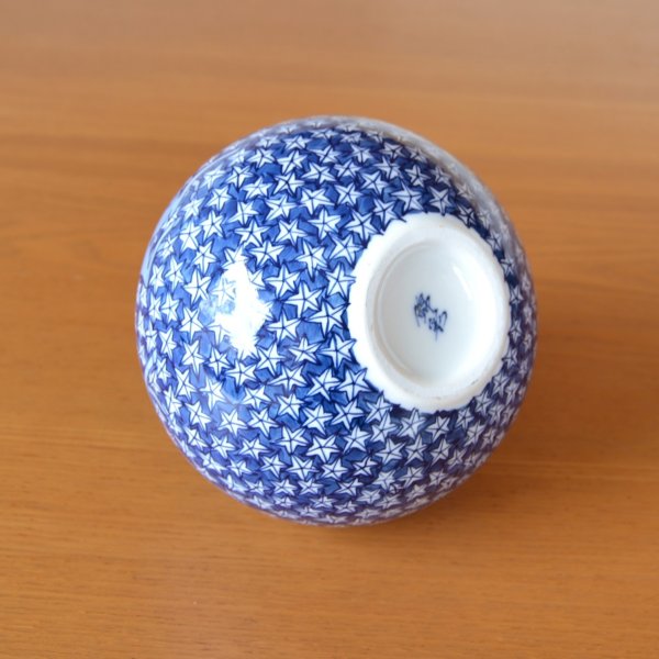 画像5: 染付鹿に紅葉 小花瓶 藤井錦彩 作 (5)