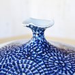 画像7: 大作 染付蛸唐草 間取山水絵 大壷 藤井錦彩 作 (7)