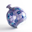 画像5: 紫彩桜絵 小花瓶 藤井錦彩 作 (5)