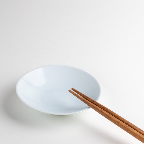 画像7: 青白磁内線彫 小皿 (7)