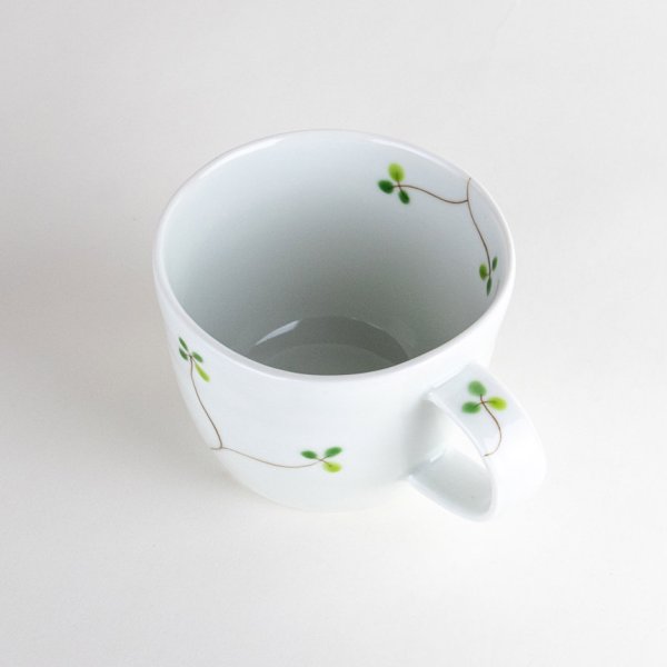 画像3: 【名入れ・名前入り】クローバー (緑)マグカップ (3)