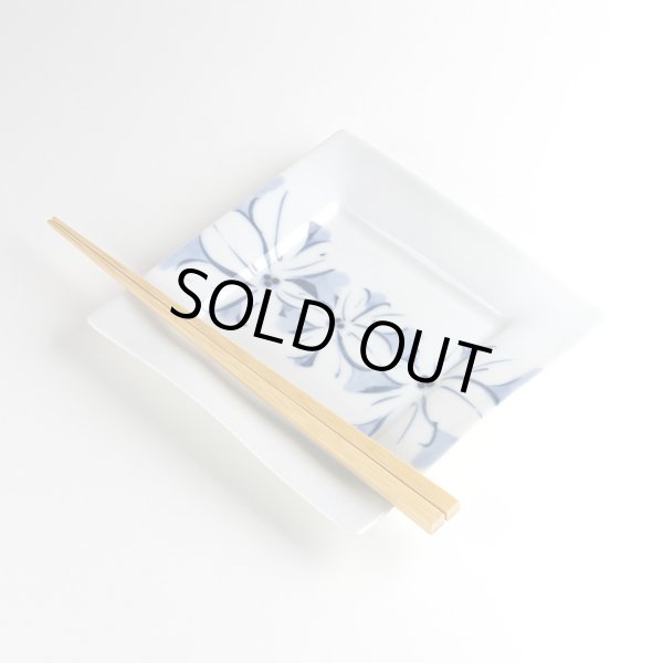 画像4: 花紋帯 正角皿 (4)