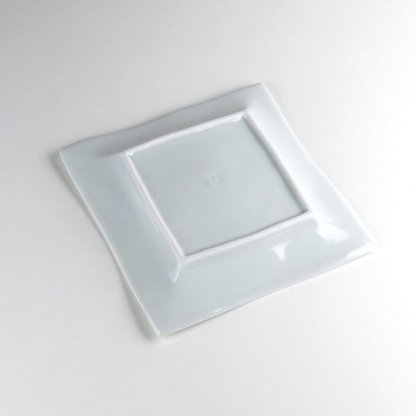 画像5: 花紋帯 正角皿 (5)