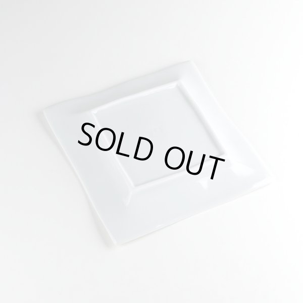 画像5: 花紋帯 正角皿 (5)