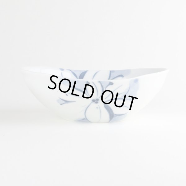 画像5: 花紋帯 楕円小鉢 (5)