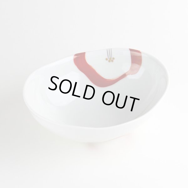 画像2: 思い花 楕円小鉢 (2)