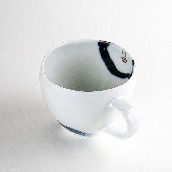 画像3: 【名入れ・名前入り】思い花 (青)マグカップ (3)