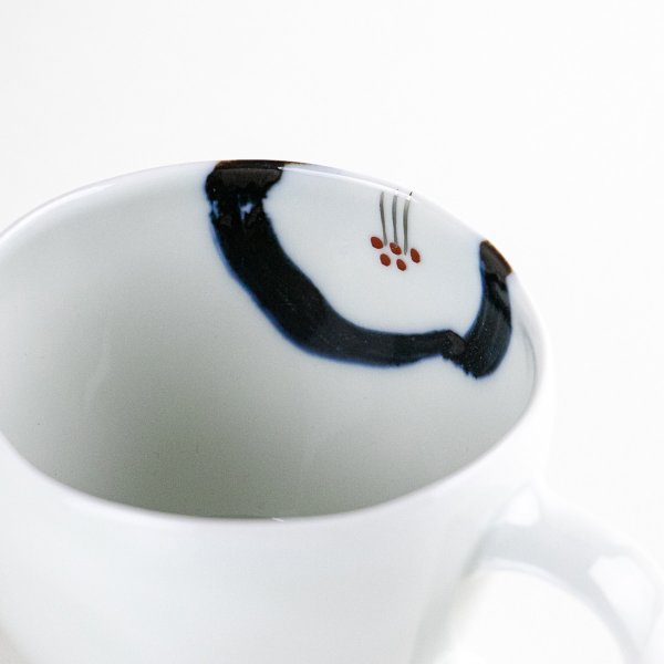 画像5: 【名入れ・名前入り】思い花 (青)マグカップ (5)