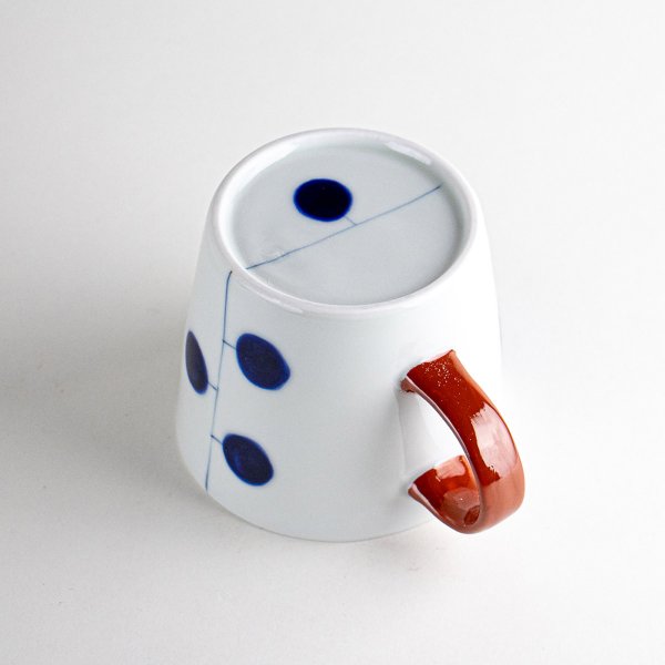 画像5: 【名入れ・名前入り】大輪花(赤) マグカップ (5)