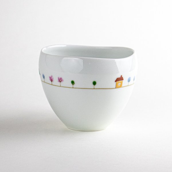 画像3: 【名入れ・名前入り】風の森(青) マグカップ (3)