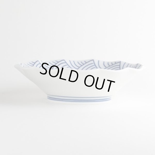 画像4: 菊割青海波 15ｃｍ深皿 (4)