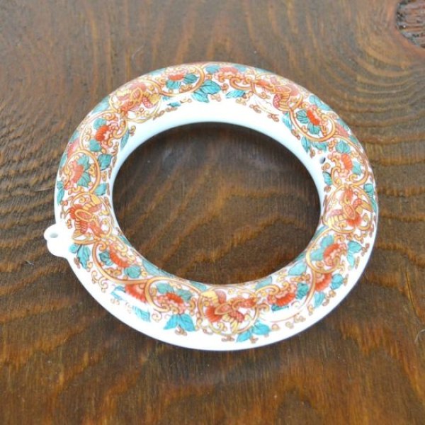 画像3: 錦彩笹菊紋 水滴(木箱入) (3)