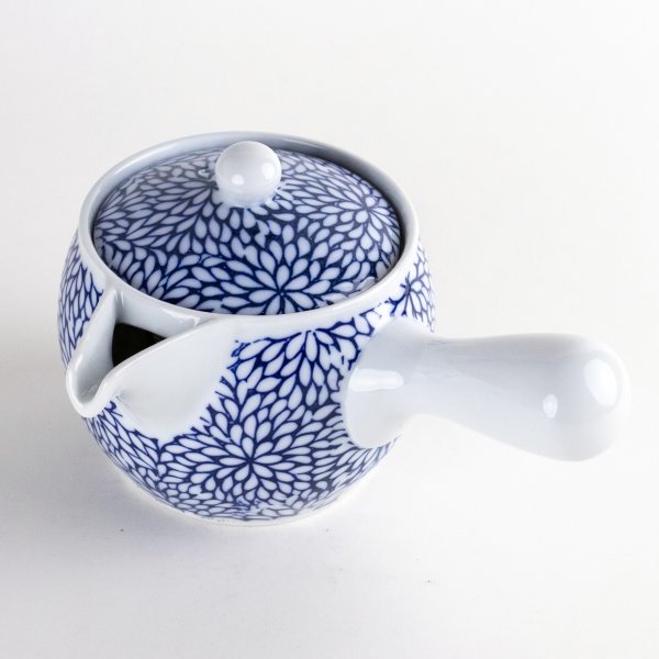 画像3: 菊華ブルー　軽々U急須 (3)