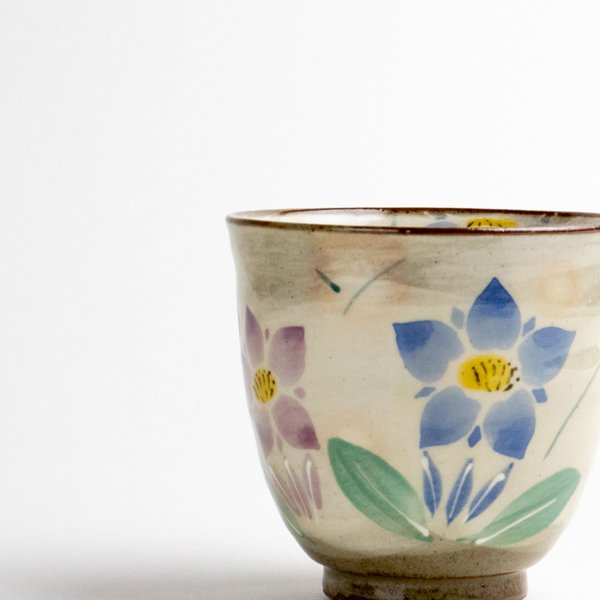 画像4: 花りんどう(青)湯呑 (4)