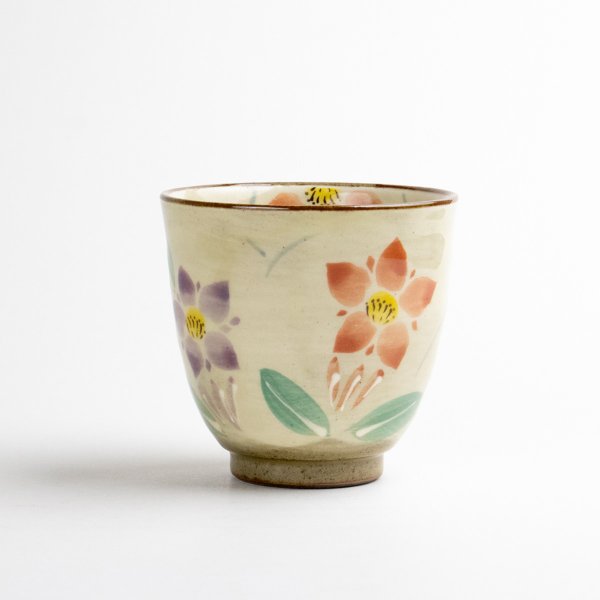 画像6: 花りんどう（赤）湯呑 (6)