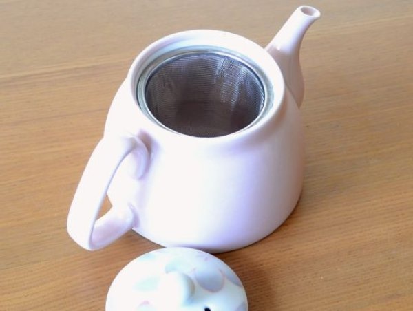 画像3: ピンクフラワー Uポット茶器揃（化粧箱入） (3)