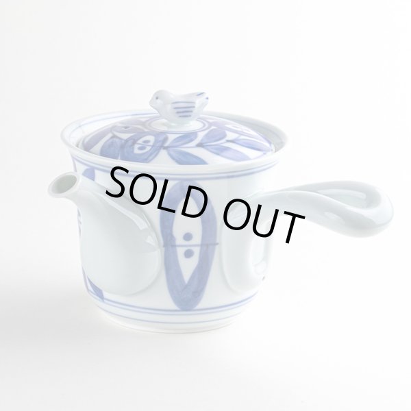 画像2: ルリ木の葉 U急須 (2)