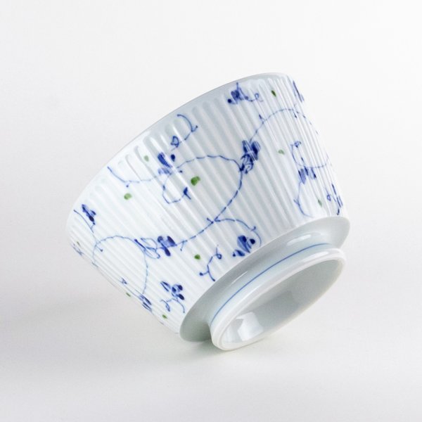 画像4: 唐草つづり　筋彫多用丼（L) (4)