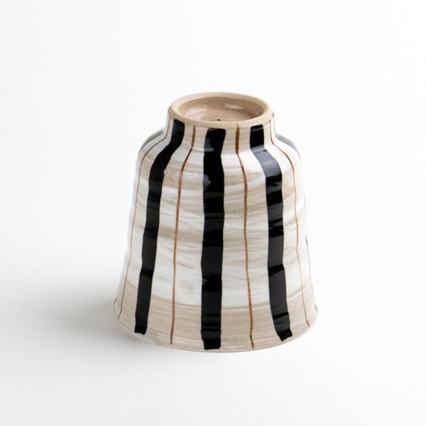 画像5: 粉引二色十草(青)湯呑 (5)