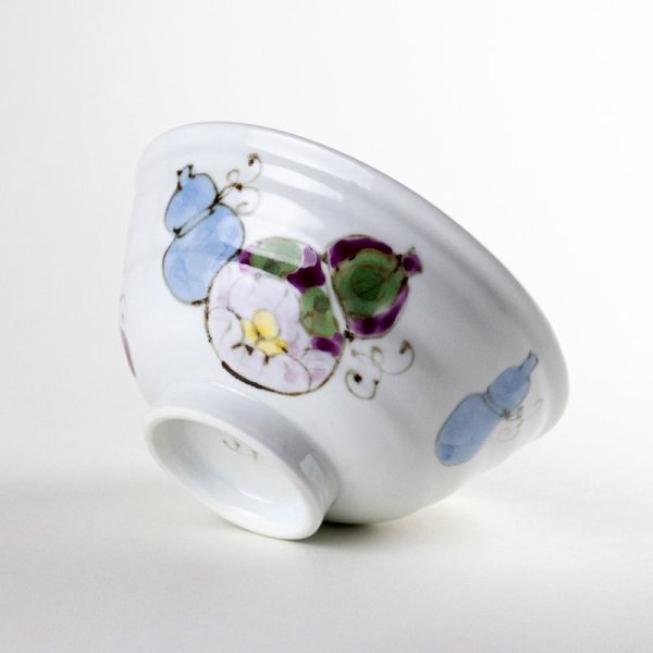 画像4: 花六瓢(青)茶碗 (4)