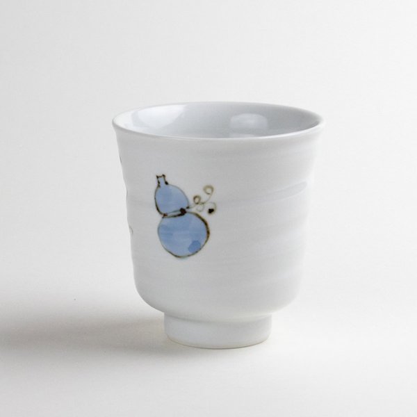 画像3: 花六瓢(青)湯呑 (3)