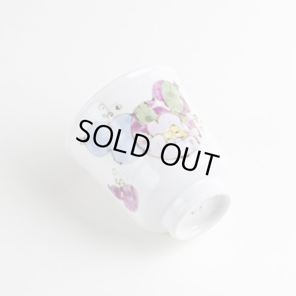 画像5: 【名入れ・名前入り】花六瓢(青)湯呑 (5)