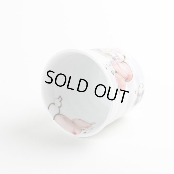 画像6: 【名入れ・名前入り】花六瓢(赤)湯呑 (6)